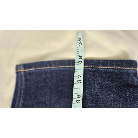 Old Navy Women's High-Rise Wow Straight Dark Blue Jeans Size 16 Short - Picture 8 of 8